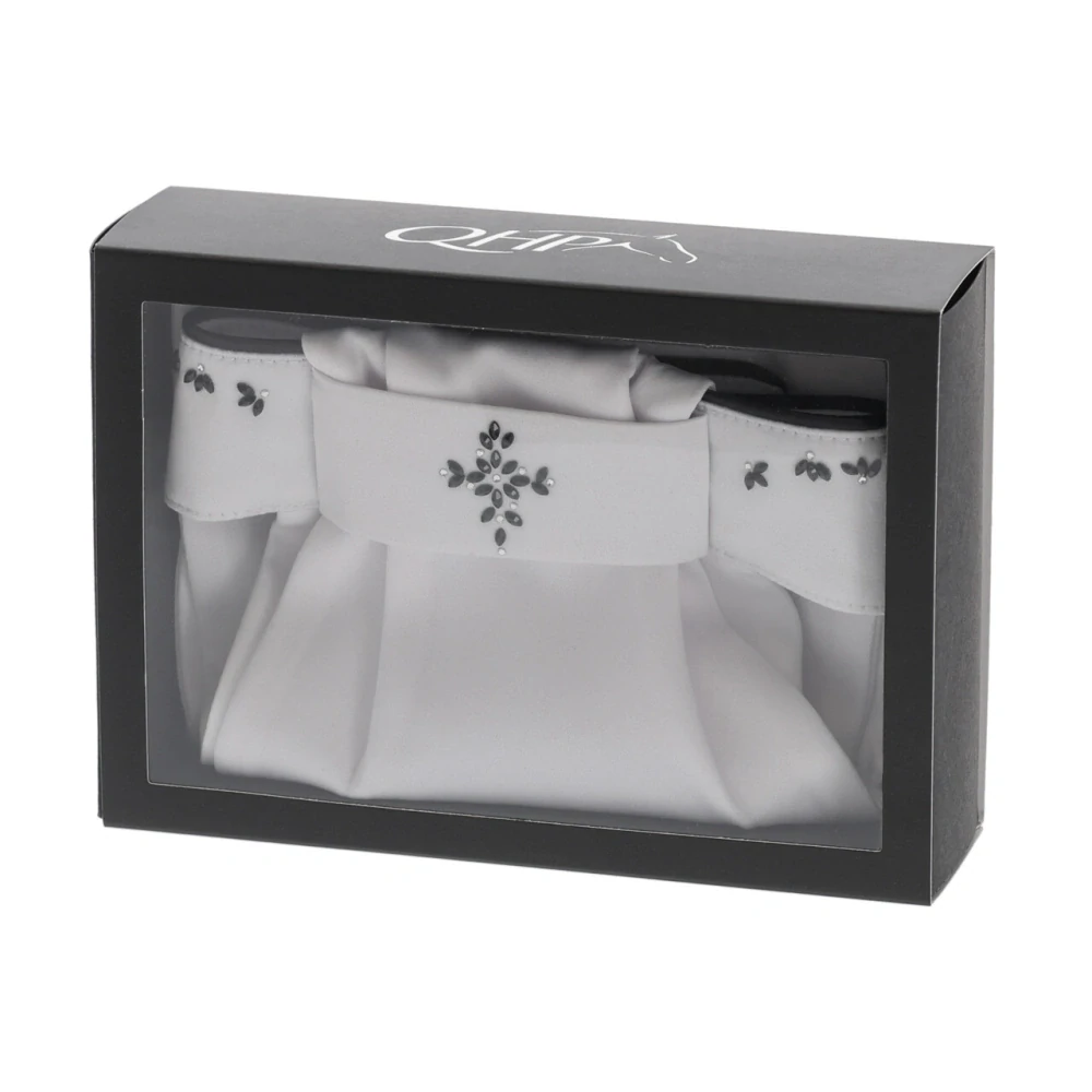 Jezdecký plastron QHP Novah, bílo-černý