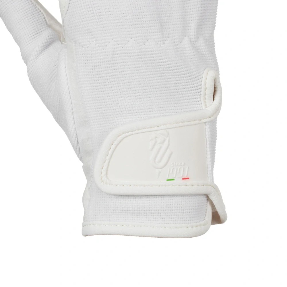 Rukavice jezdecké Amara Umbria Equitazione, bílé