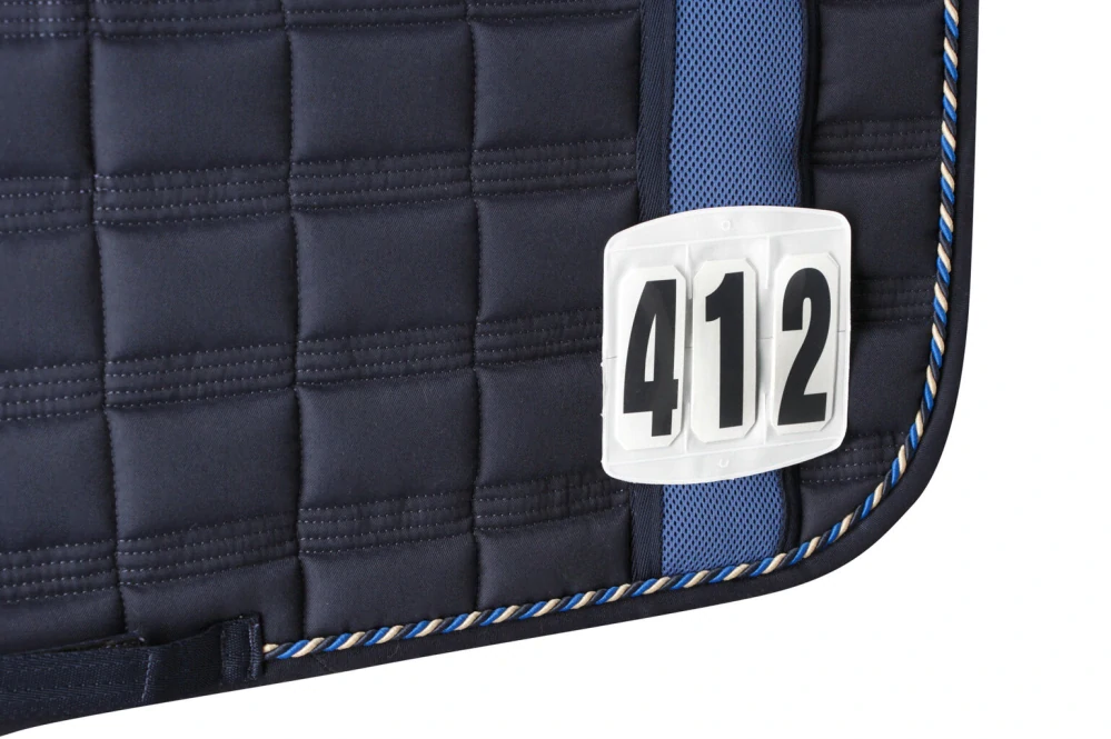 Turnajová čísla, 3 čísla, 11,5x11,5cm, suchý zip, pár