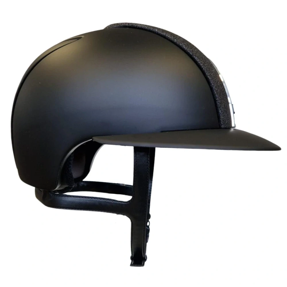 Jezdecká přilba KEP Cromo 2.0 Matt Star Polo, černá, M