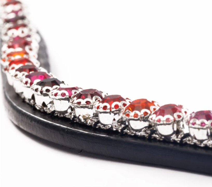 Čelenka na uzdečku Seasons dreams tyrkys Kavalkade