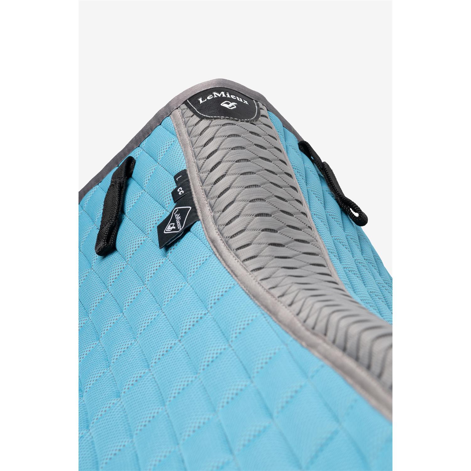 Podsedlová dečka LeMieux Self-Cool, tyrkysová, VS