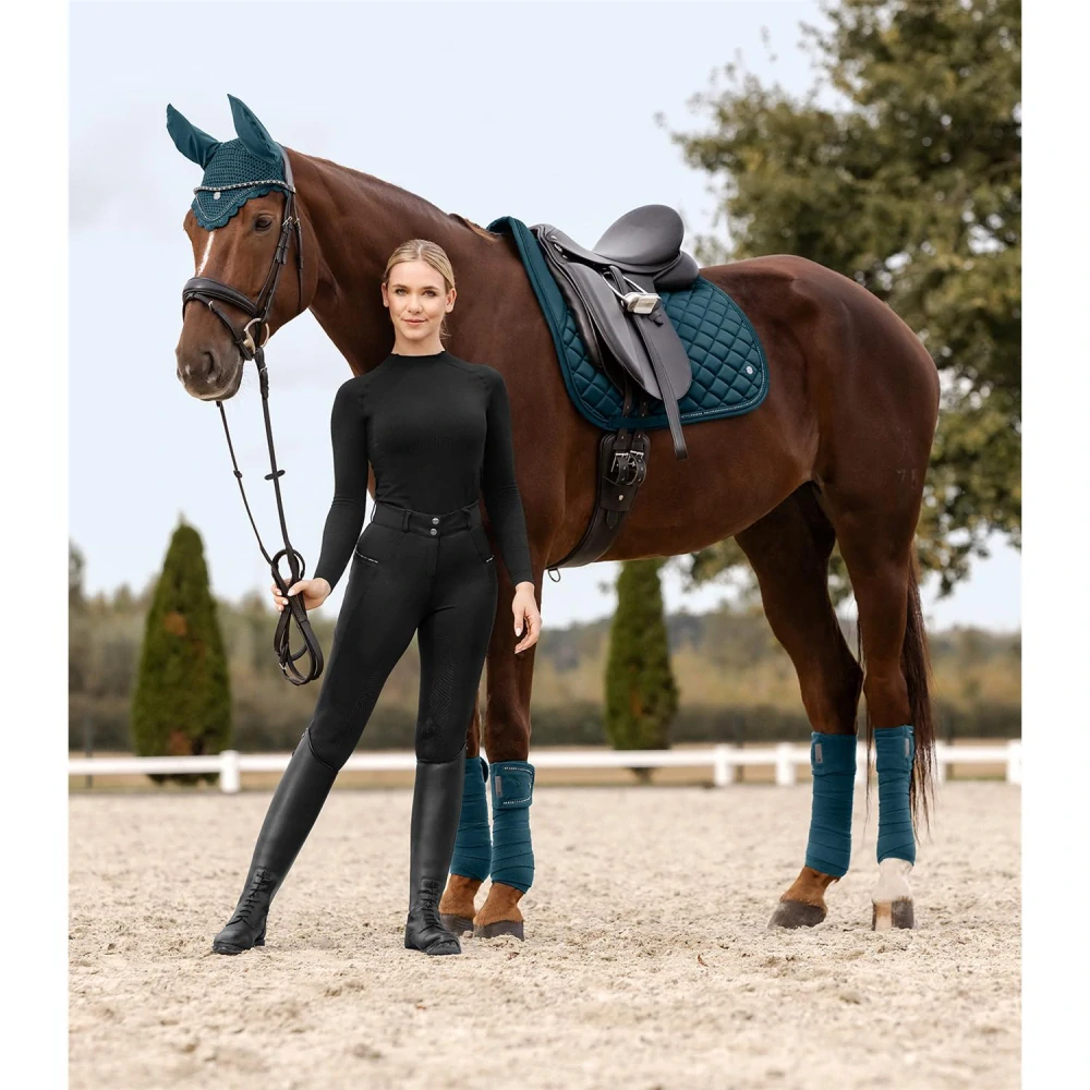 Fleecové bandáže Waldhausen Nepal AW 25/26, petrolejové