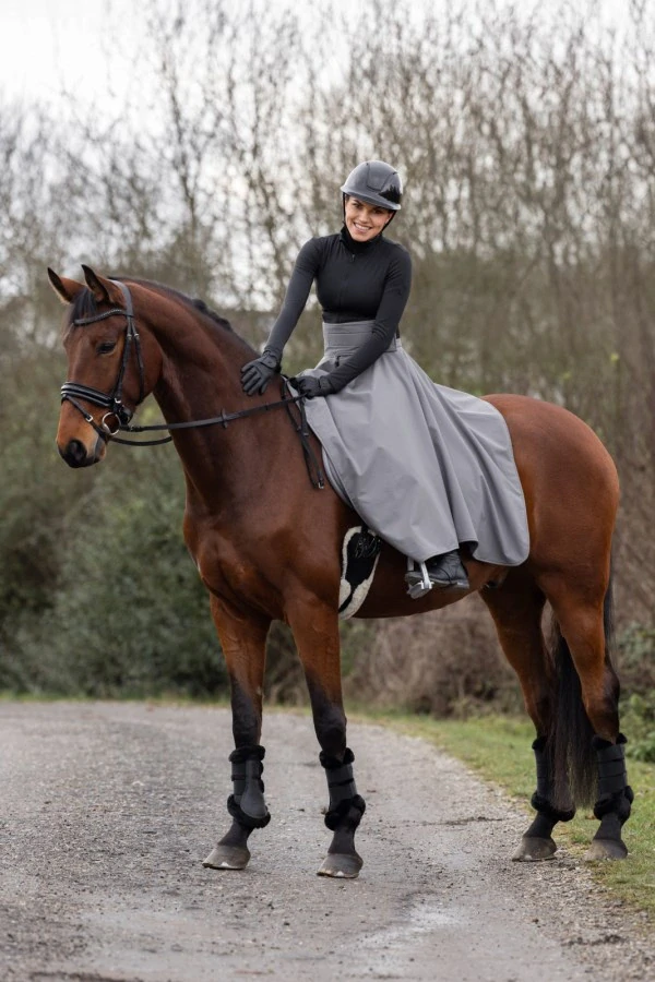 Dámská jezdecká termosukně Covalliero AW 2025/26 - šedá