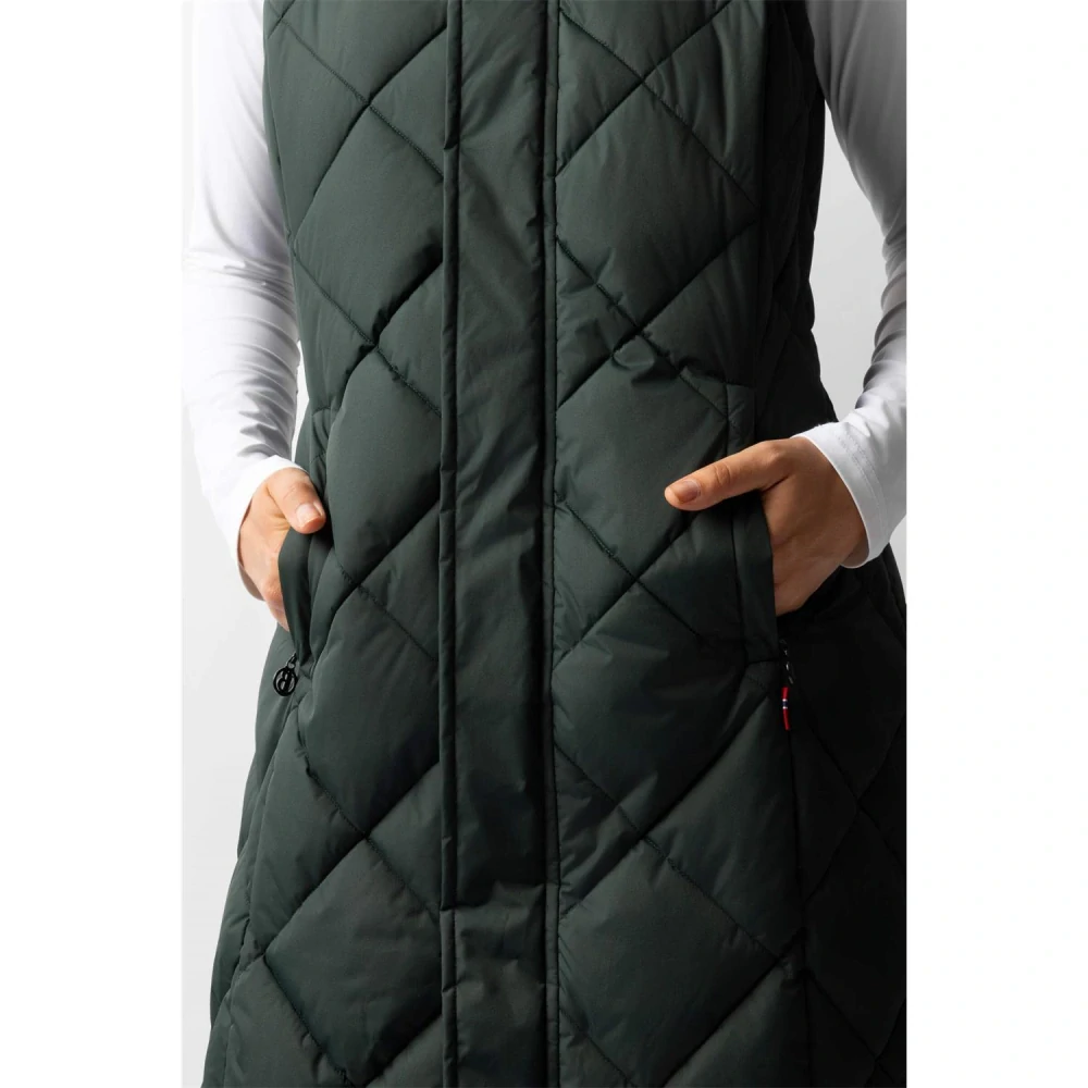 Dámská dlouhá vesta B-Vertigo Gem AW 25/26, zelená