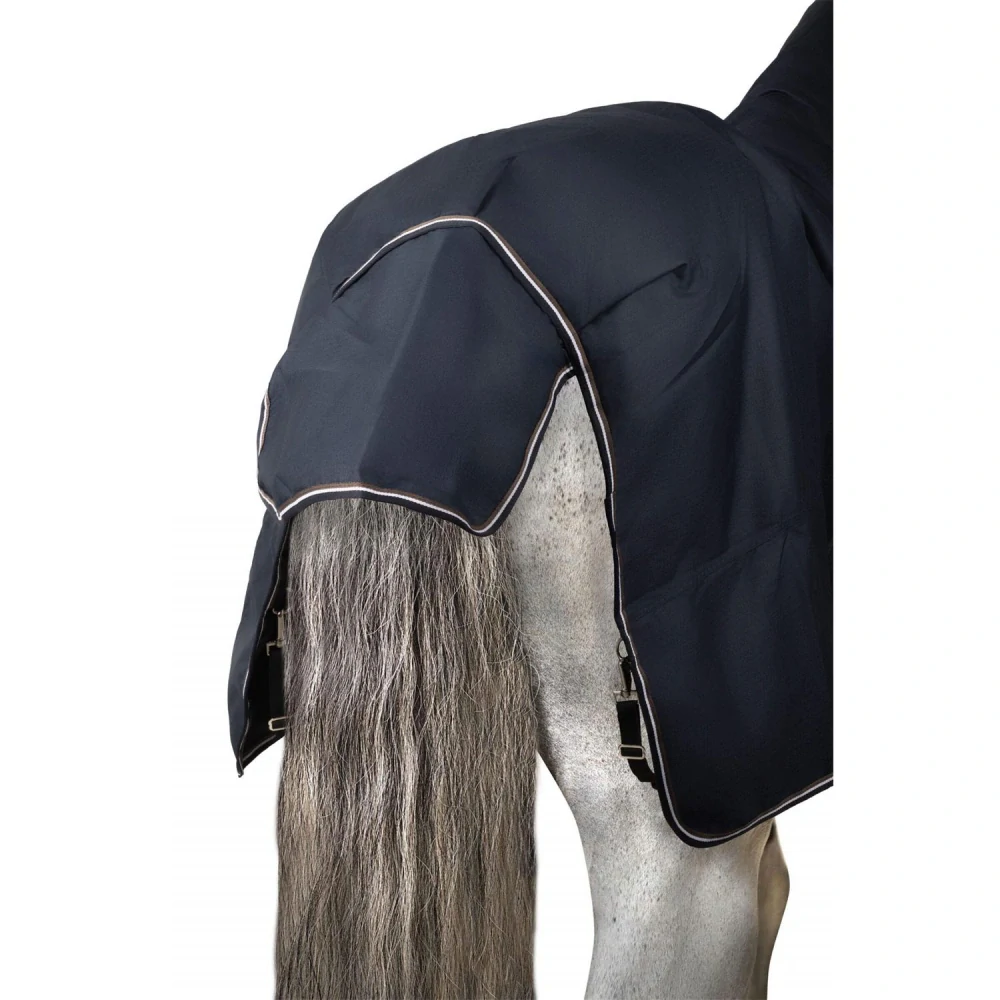 Nepromokavá deka s krkem Horze Glasgow AW 25/26, 200gr, modrá