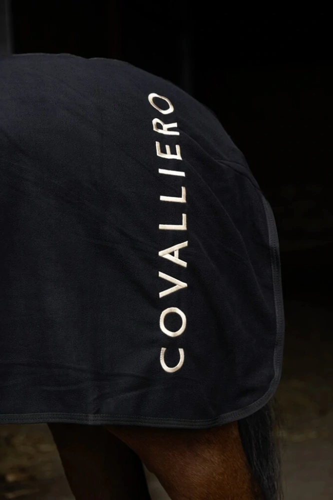 Bederní fleecová deka Covalliero AW 2025/26, černá