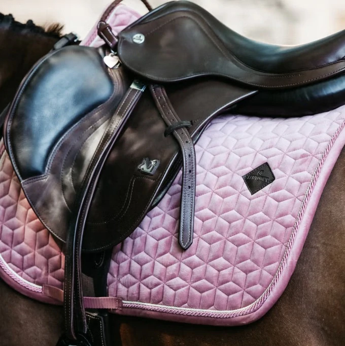 Podsedlová dečka Kentucky Velvet, VS - starorůžová