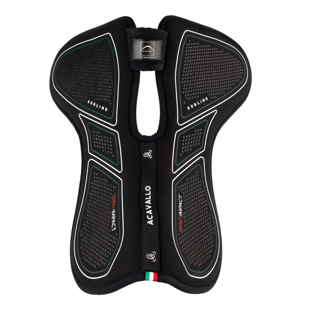 Dečka tlumící Sublime Zero Impact Back Riser Acavallo, černá