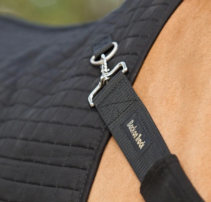 Deka Back on Track Horseback Warmer Royal, 80x105 cm, černá