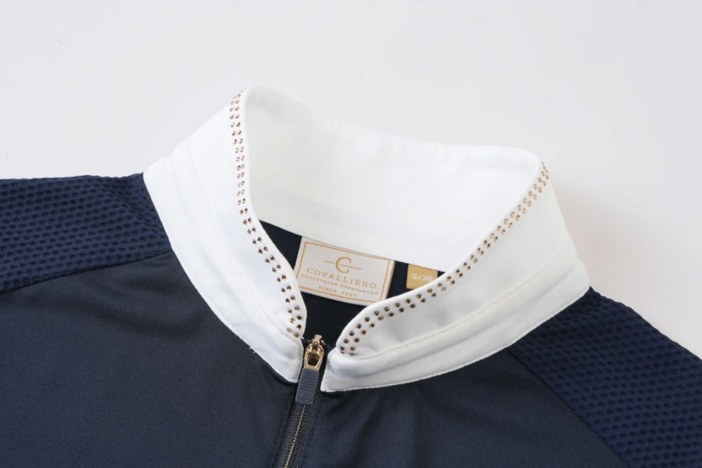 Dámské závodní triko Covalliero, SS 26, modré