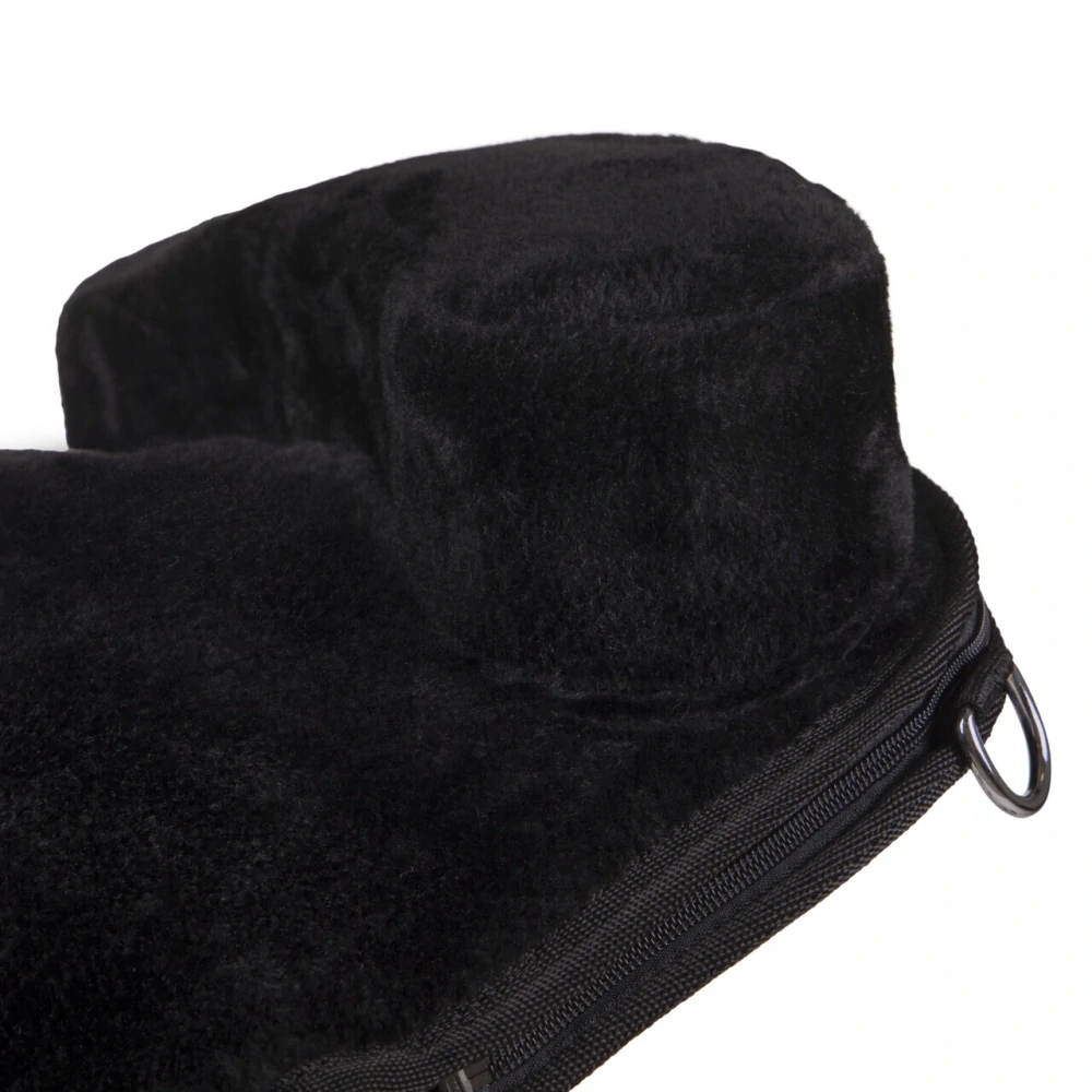 Jezdecký pad QHP Soft, s beránkem, černý, vel. Full