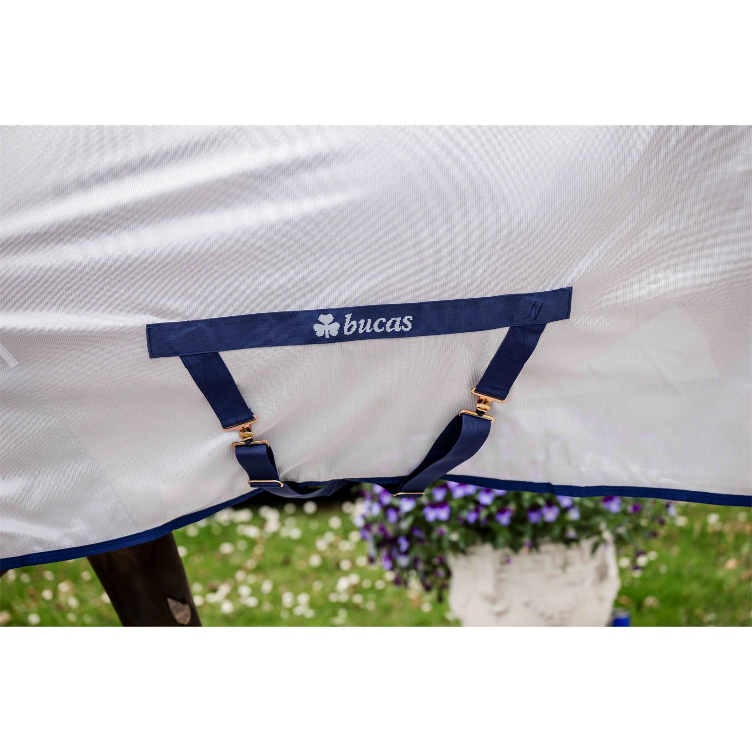 Síťovaná deka proti hmyzu s krkem Bucas Freedom, SS 26, stříbrná