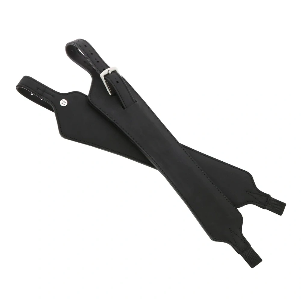 Kožené třmenové řemeny Norton Comfort, černé