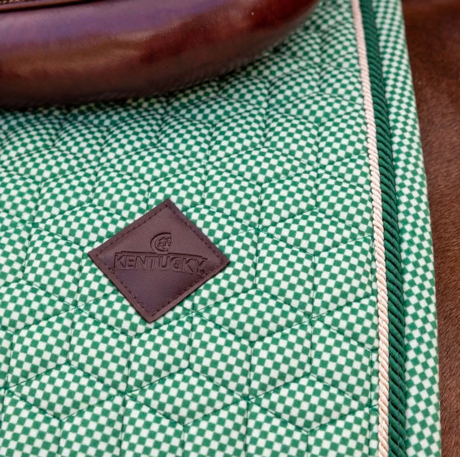 Podsedlová dečka Kentucky Velvet Printing, VS - zelená