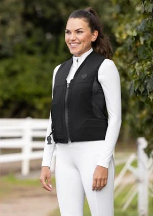 Bezpečnostní airbagová vesta Covalliero Spark Manege, černá