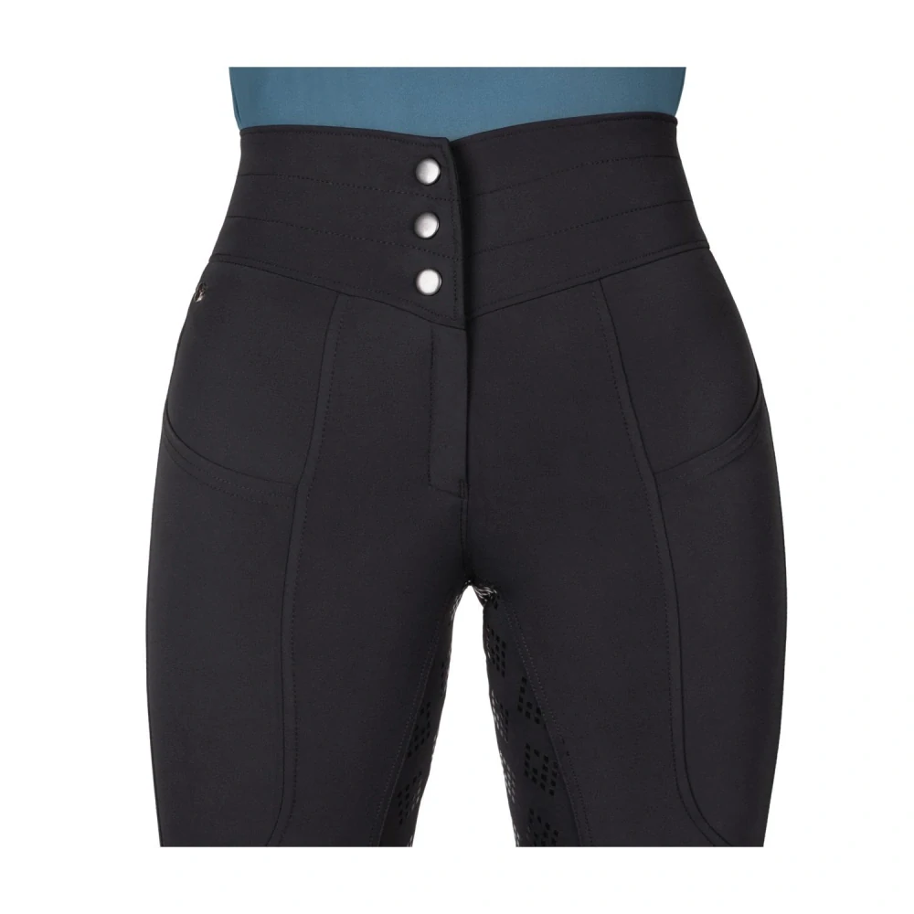 Dámské rajtky QHP Micah S/S 2025, černé