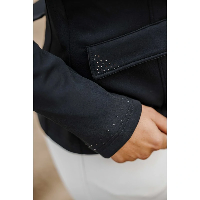 Dámské jezdecké sako Equitheme Stockholm S/S 2025, černé