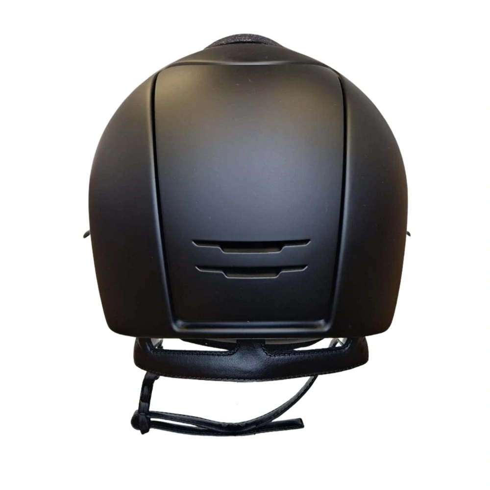 Jezdecká přilba KEP Cromo 2.0 Matt Star Polo, černá, M