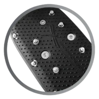 Bezpečnostní třmeny Freejump Soft Up Classic, černé