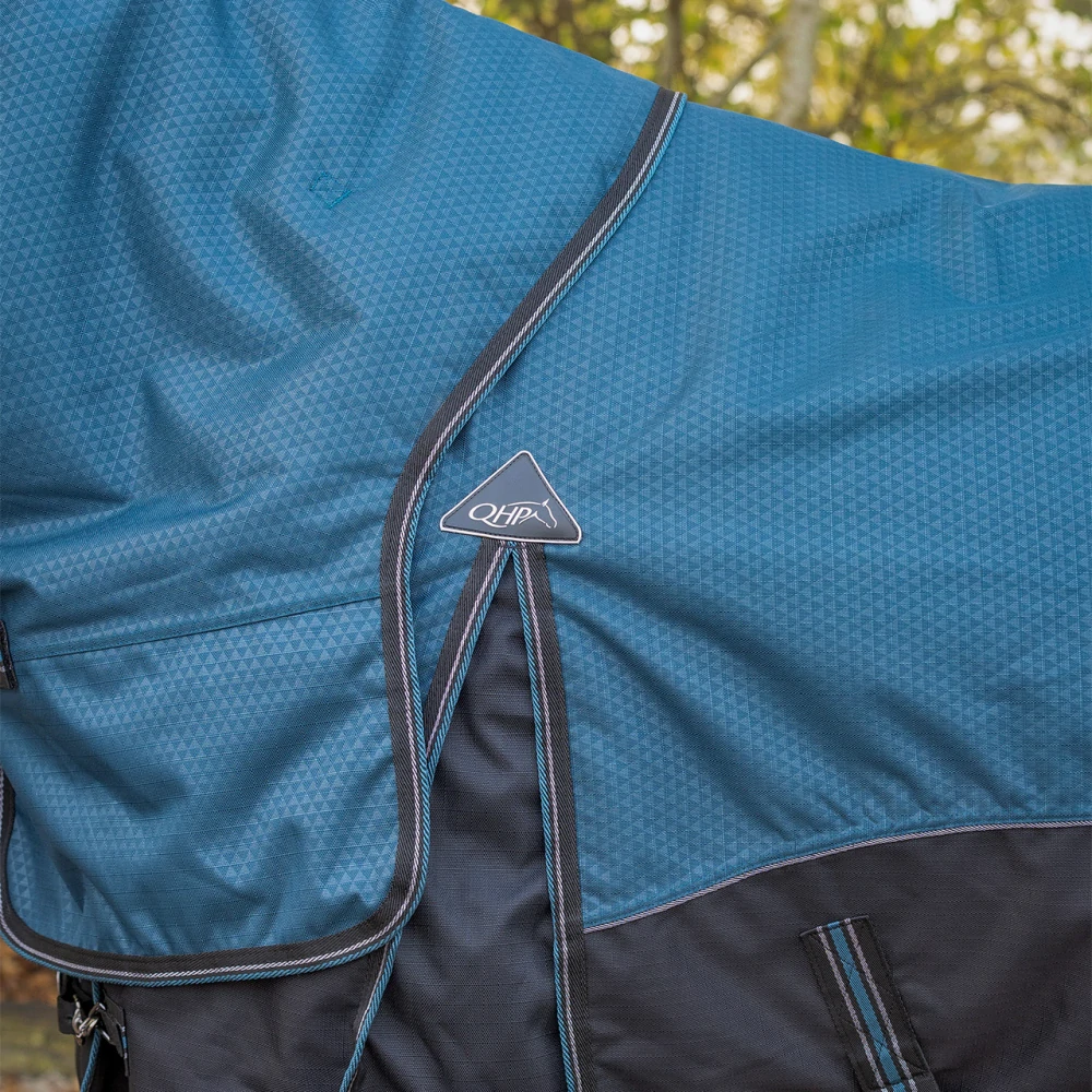 Deka s krkem QHP AW 25/26, 150g, modrá - mystic blue