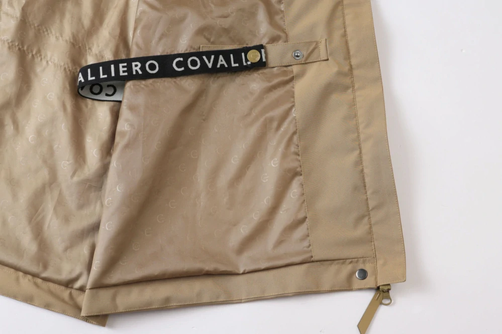 Dámský kabát/pláštěnka Covalliero, SS 26, walnut