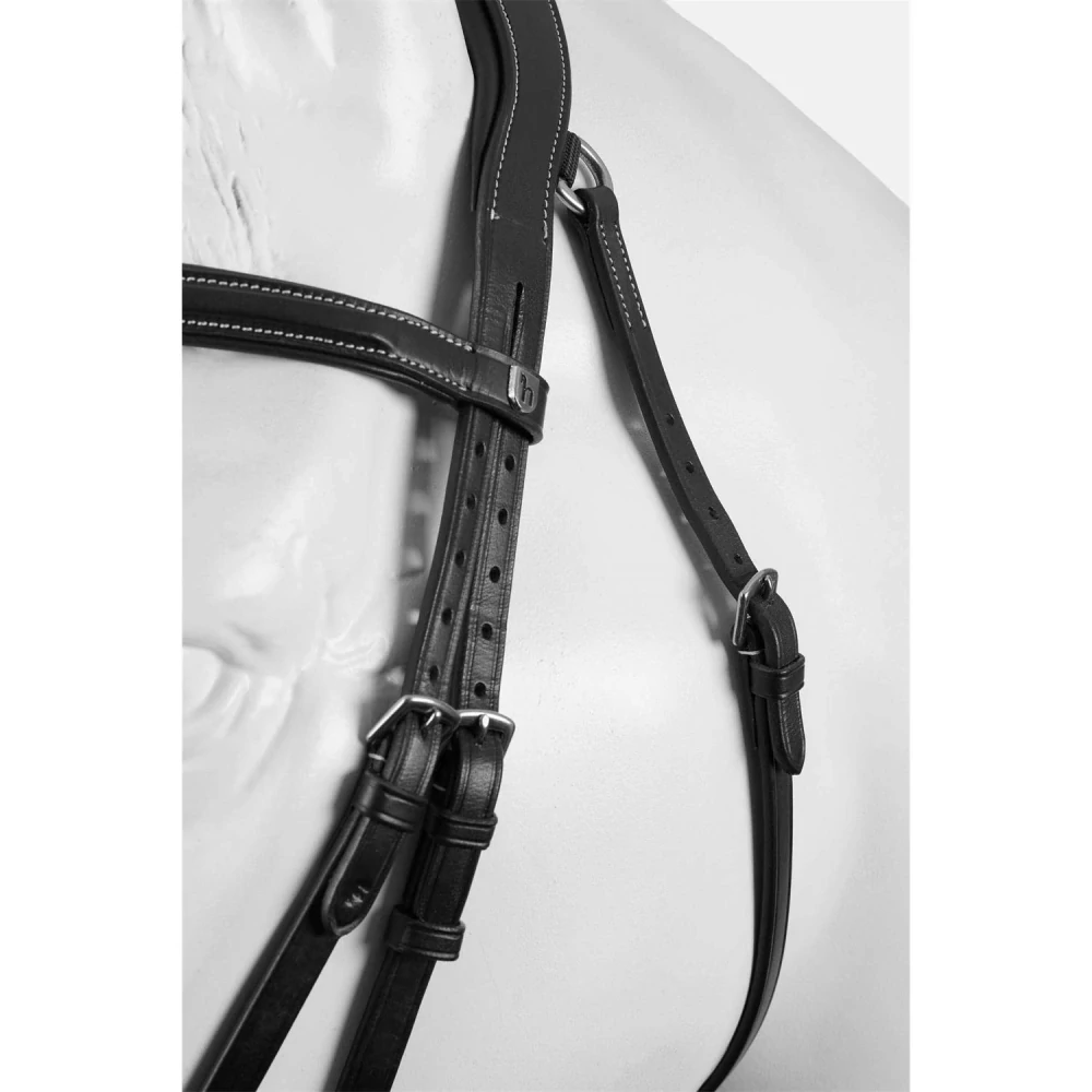 Kožená uzdečka Horze Deauville, SS 26, černá