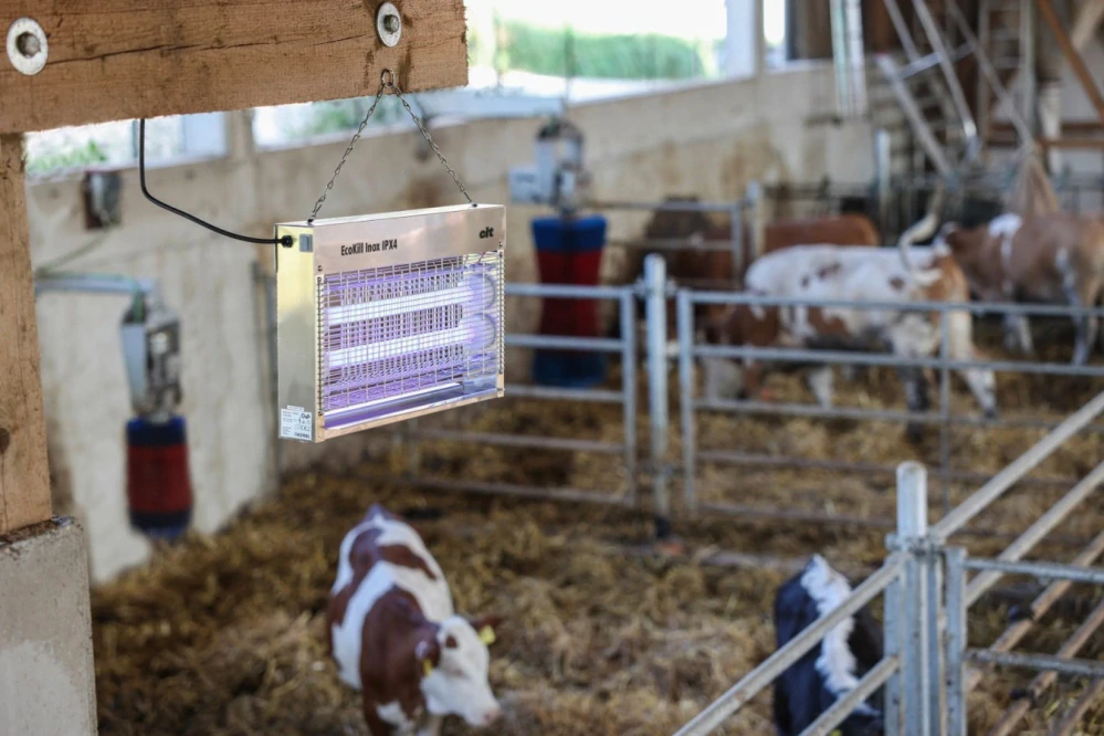 Lapač hmyzu EcoKill nerez IPX4, 2x15W