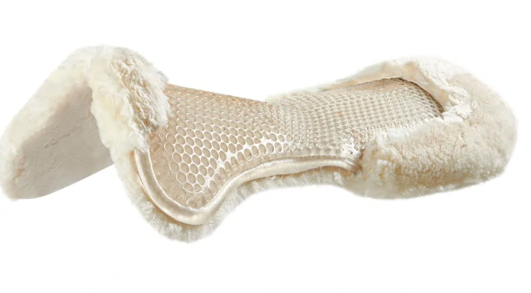 Dečka gelová Back/Front Riser Full Sheepskin Acavallo,