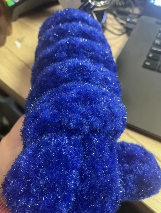 Neonové chlupaté vodítko Horka (více barev)