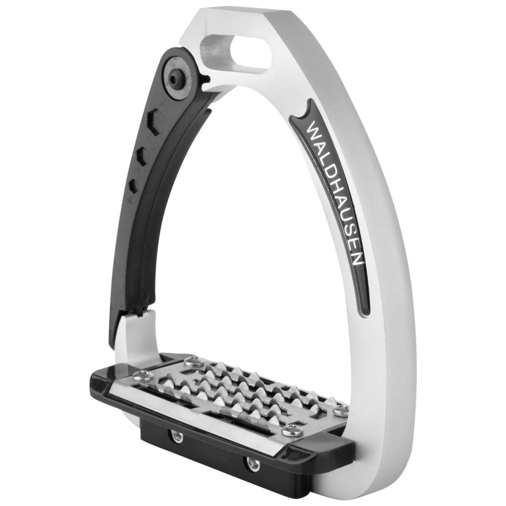 Bezpečnostní třmeny Waldhausen Pro, šedé, 11 cm