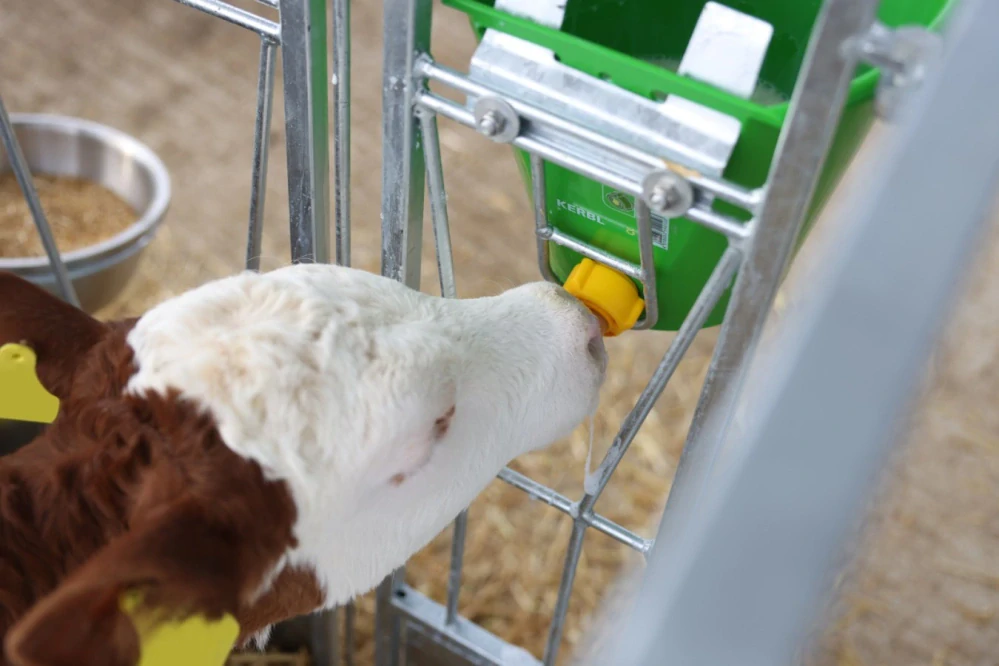 Kbelík pro telata s hygienickým ventilem 8 l, bez držáku