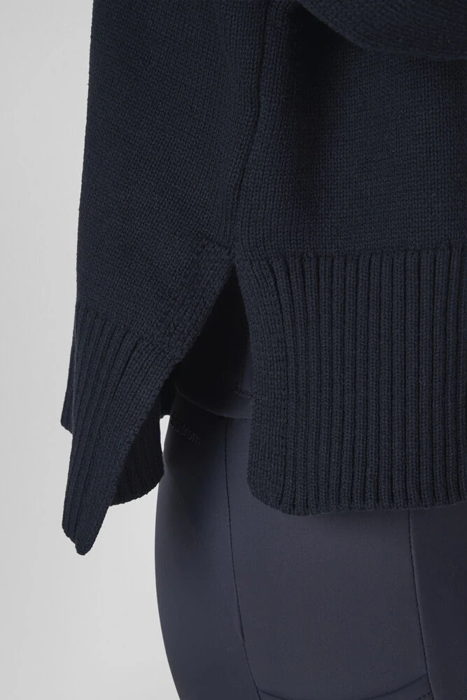 Dámský svetr Eskadron KNIT Dynamic, AW 26/27, modrý s nápisem