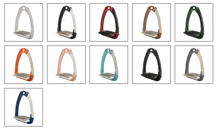 Třmeny bezpečnostní Arena Aluplus 2.0 Acavallo, 12 cm (více barev)