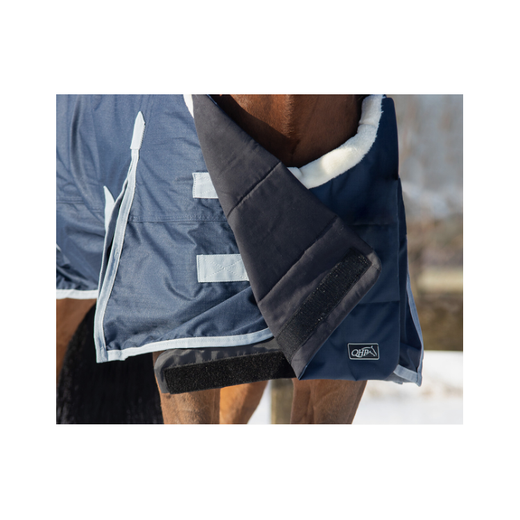 Ochranný díl na plec na deku QHP (bryndák), modrý