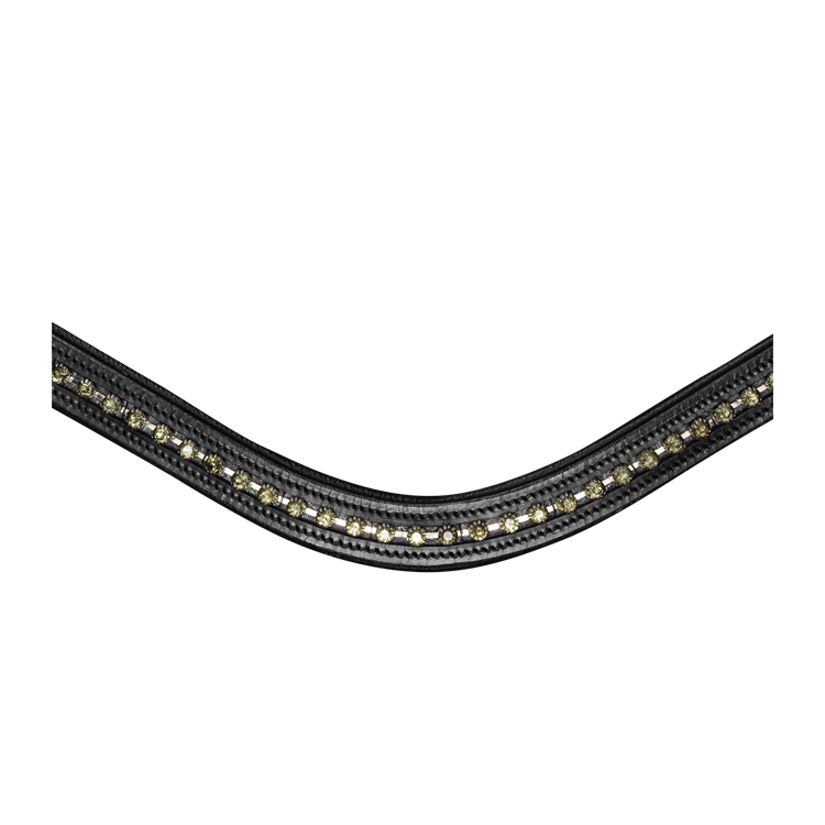 Kožená uzdečka ELT X-Line New Shape, černá