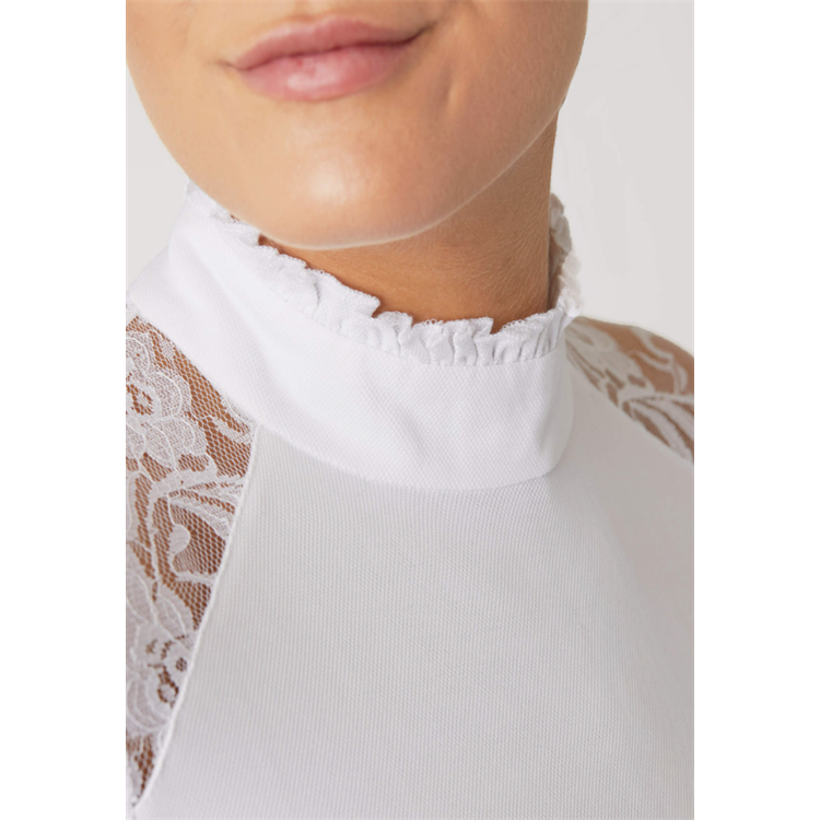 Dámská závodní košile Horze Sylvie, bílá