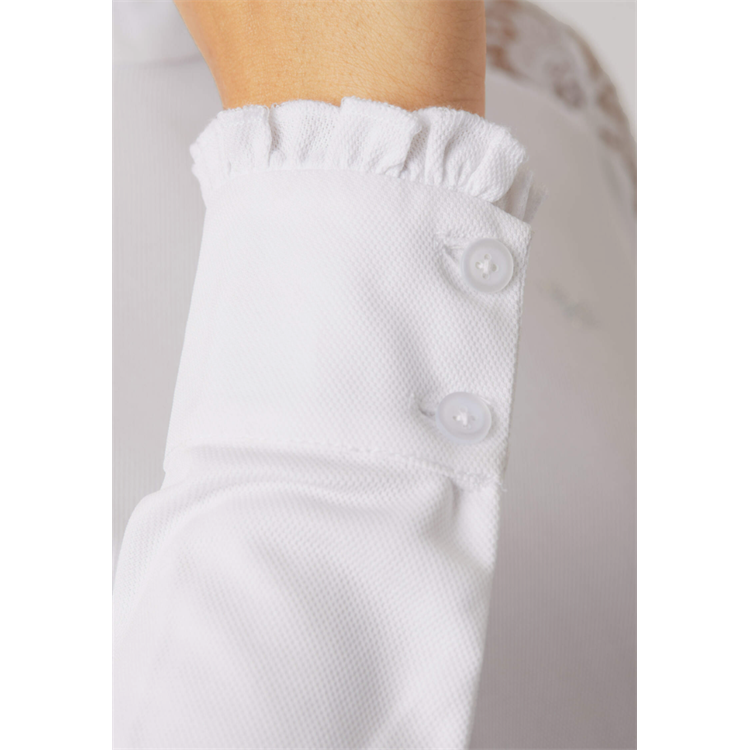 Dámská závodní košile Horze Sylvie, bílá