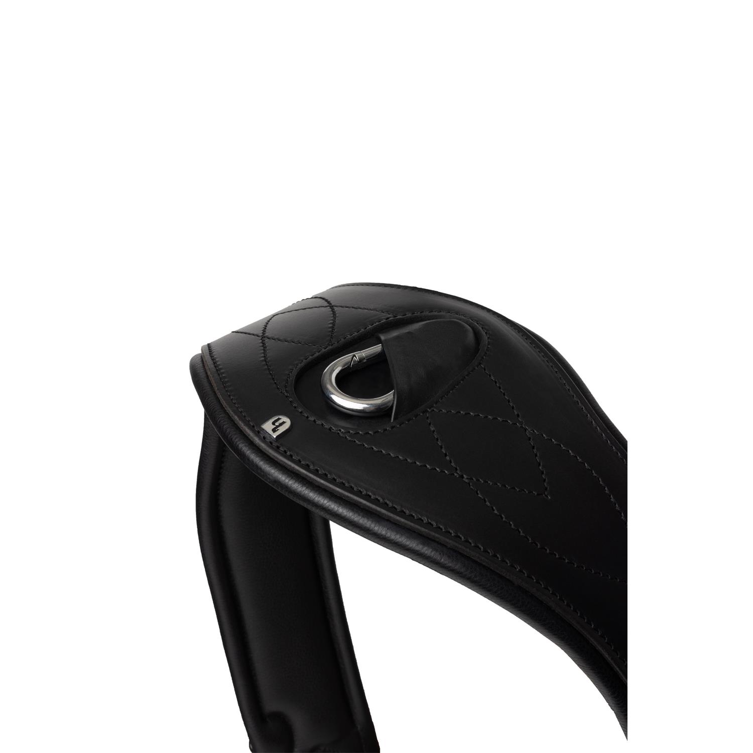 Kožený podbřišník Horze Urban Vitality, černý, 120 cm