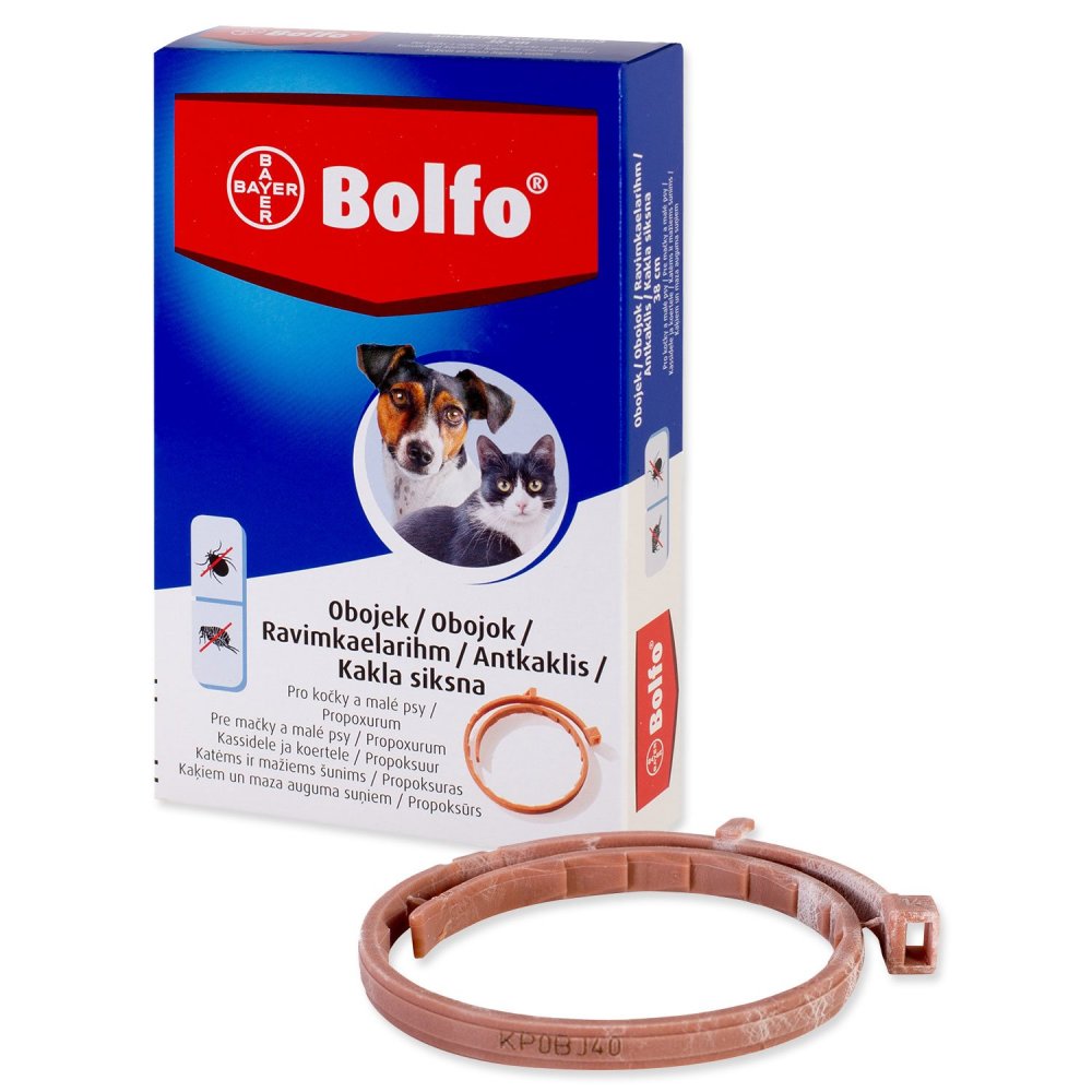Bolfo obojek pro kočky a malé psy 1,234 g (38 cm)
