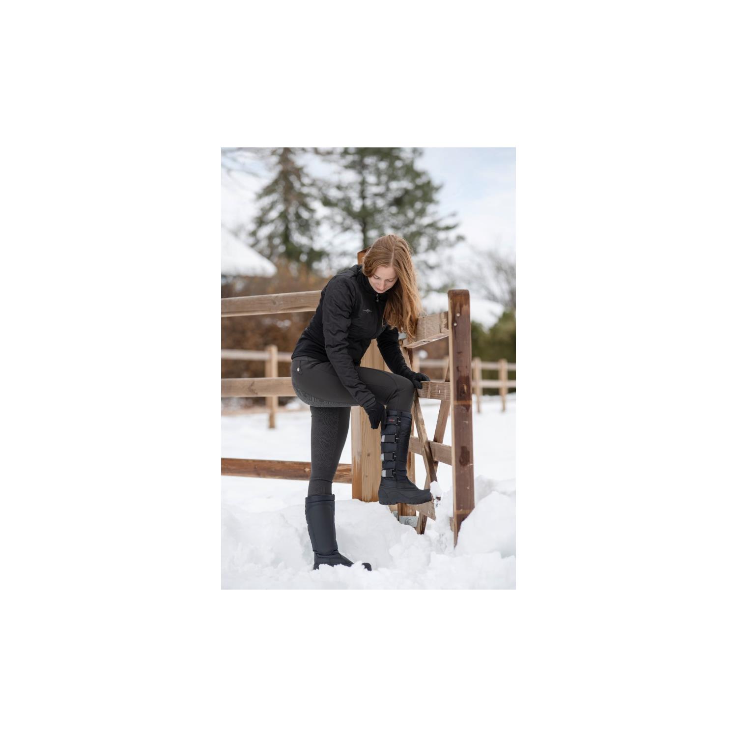 Jezdecké zimní termoboty Covalliero Classic, černé