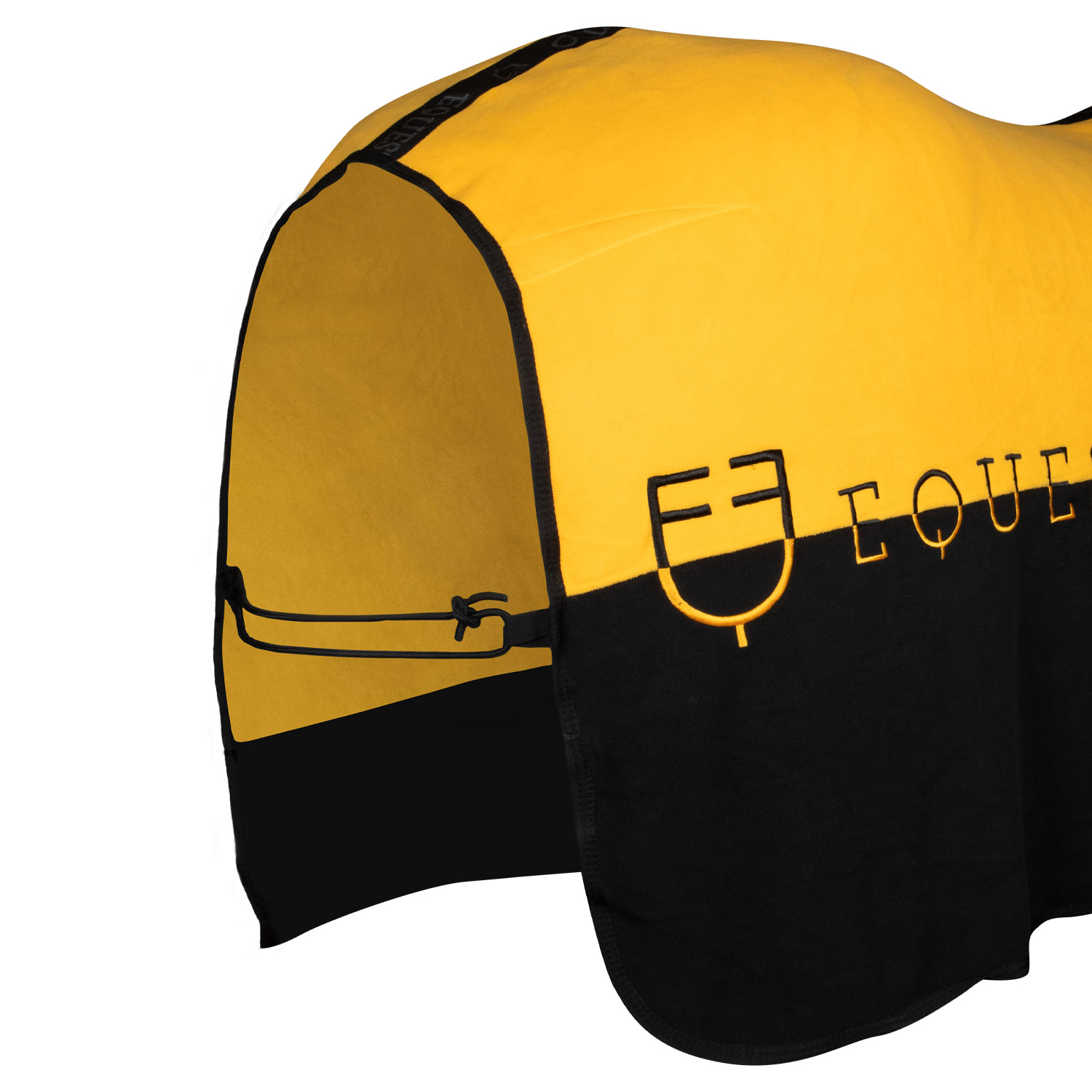 Deka odpocovací Munster EQUESTRO, black/yellow