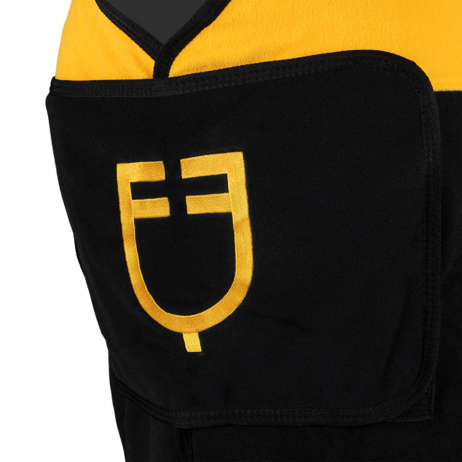 Deka odpocovací Munster EQUESTRO, black/yellow