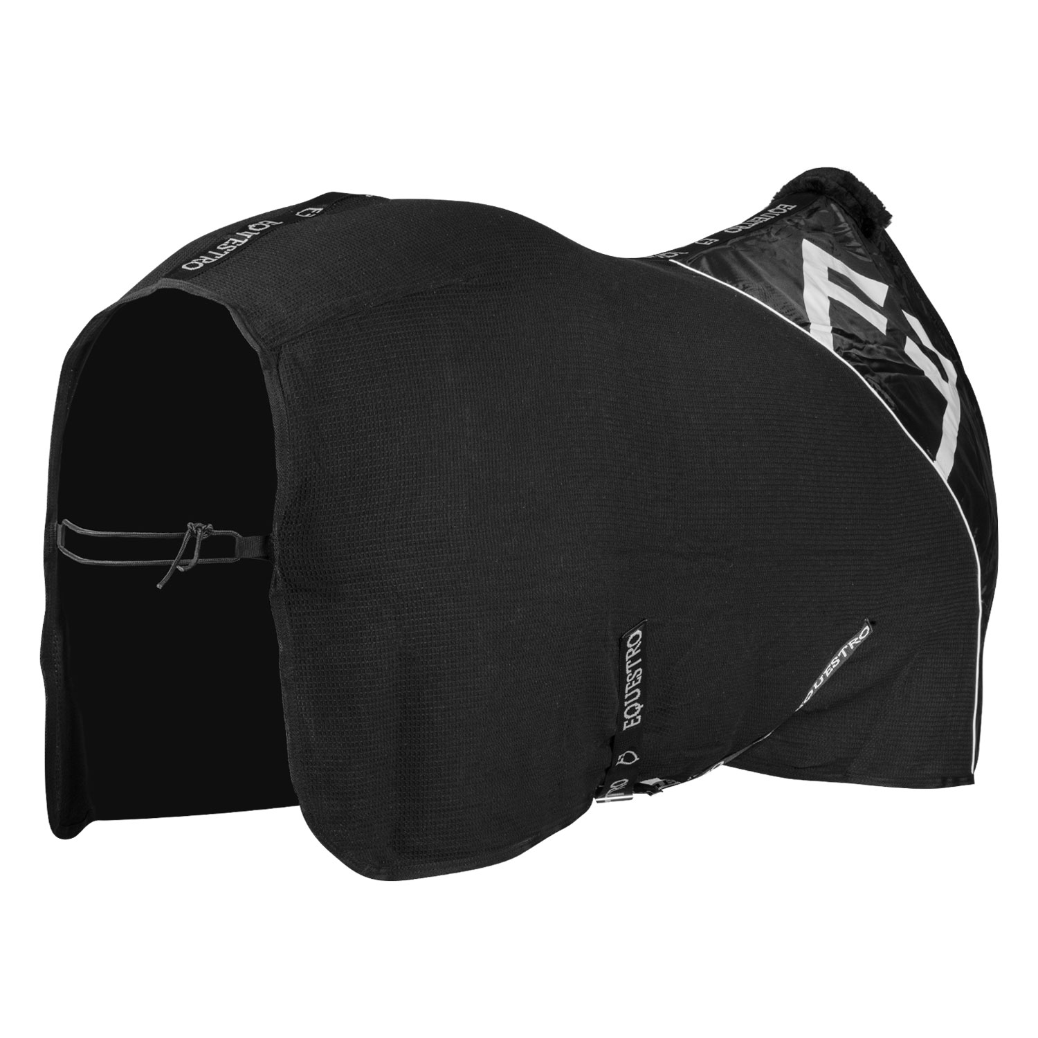 Deka odpocovací/stájová EQUESTRO, černá