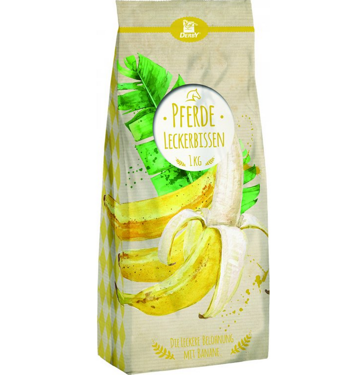 Pamlsky pro koně Derby, 1 kg - jablečné