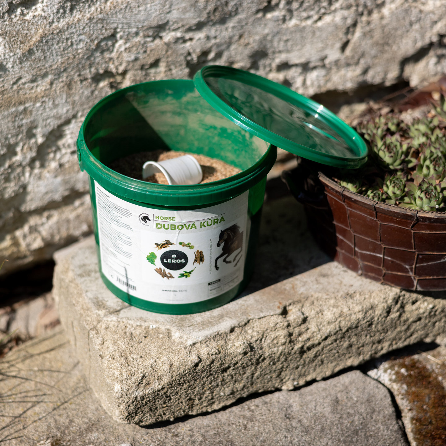 LEROS - Dubová kúra pro koně (sáček 1 kg)