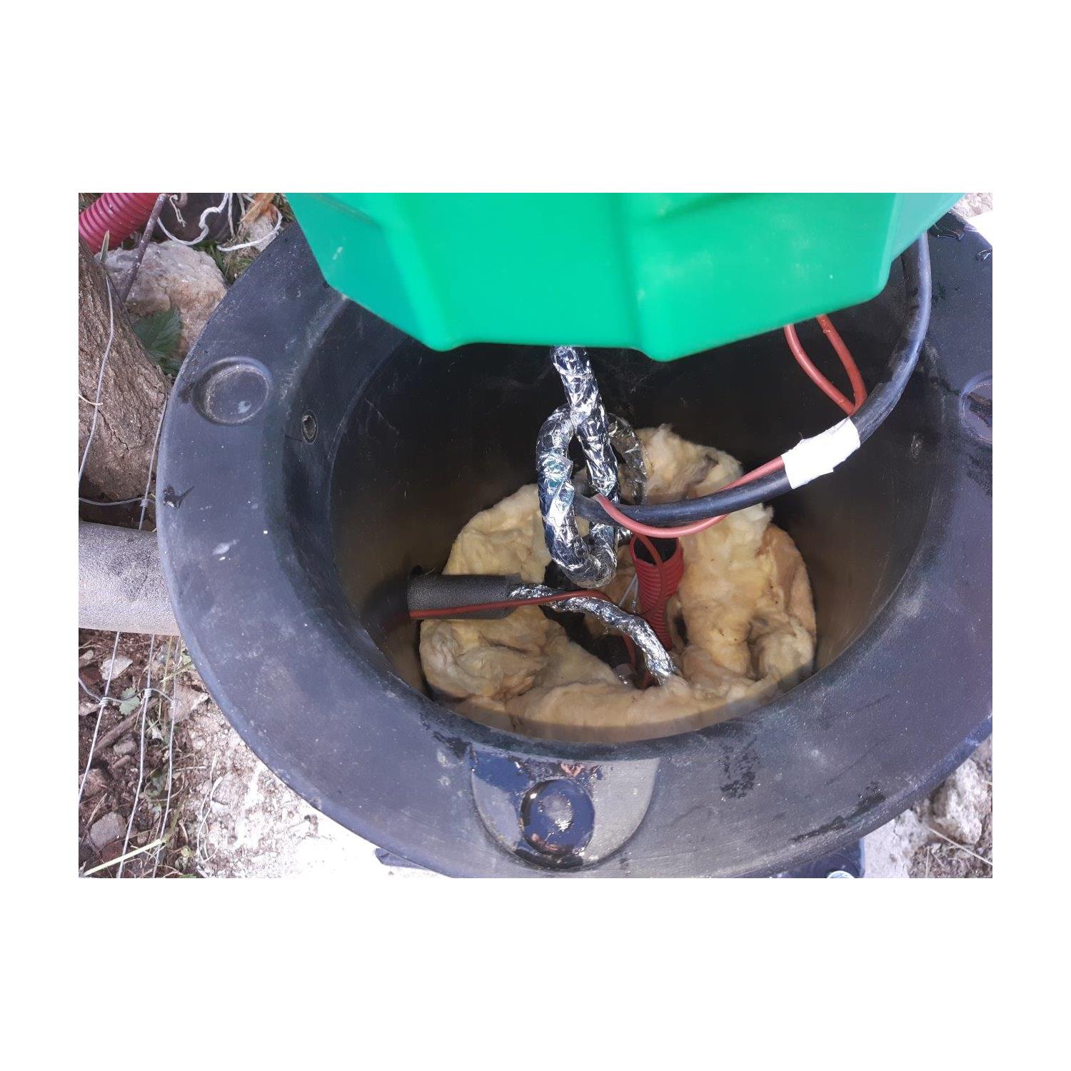 Vyhřívaná misková napáječka s plovákem LAKCHO 2, plastová, 24 V - 80W