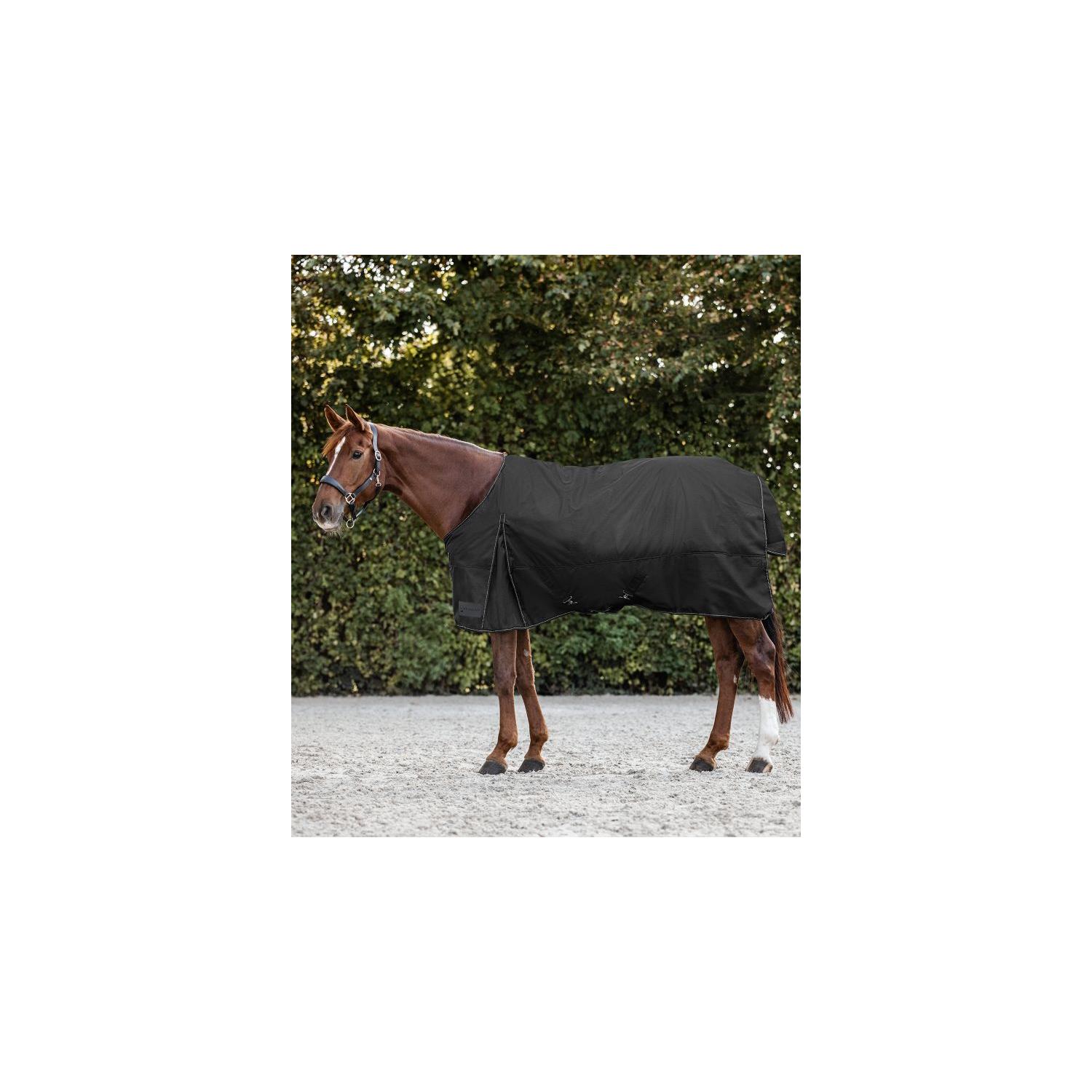 Nepromokavá deka s fleecem Waldhausen Nordic, černá
