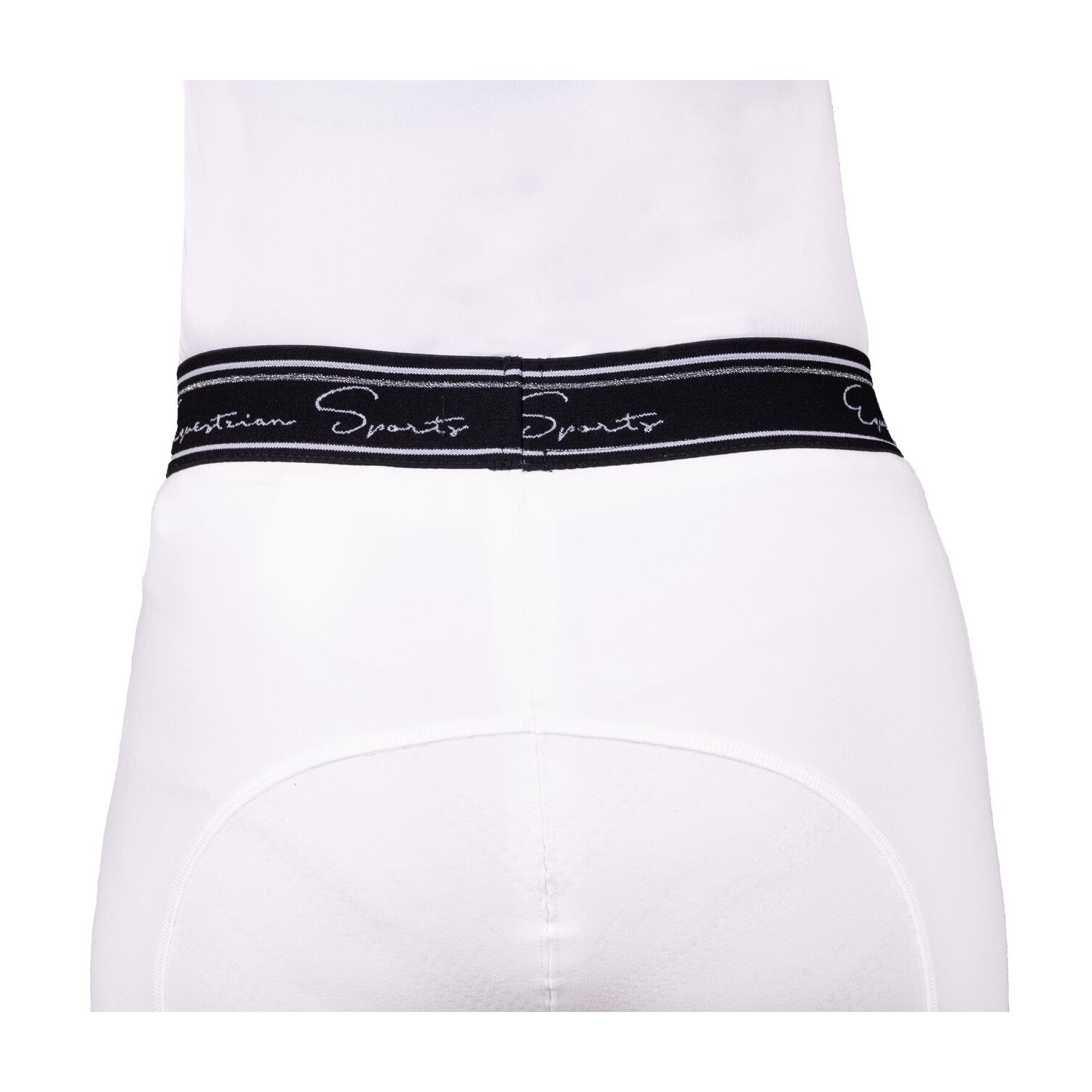 Jezdecké dámské legíny QHP Eden, bílé