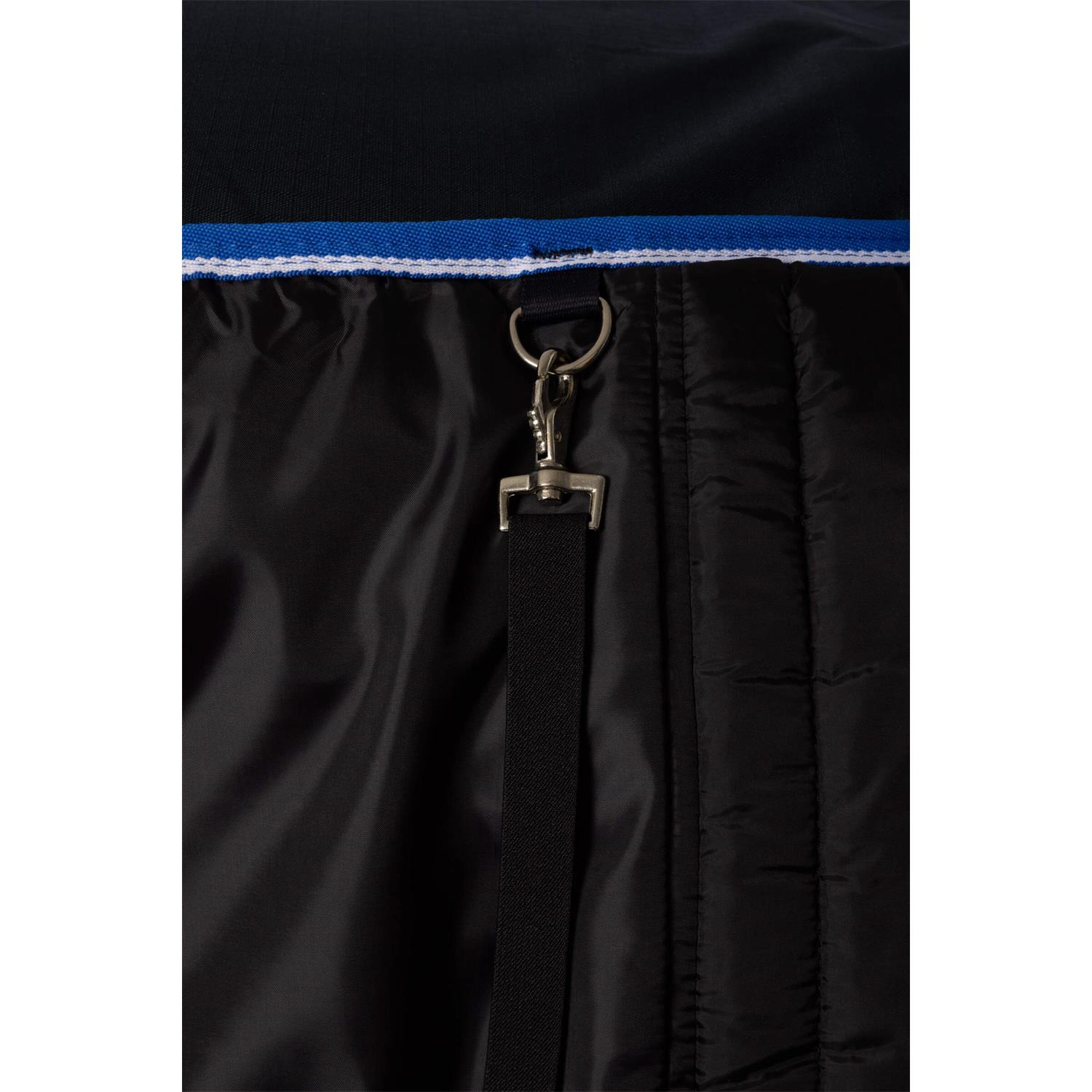 Nepromokavá deka Horze Glasgow s krkem, 400g, modrá